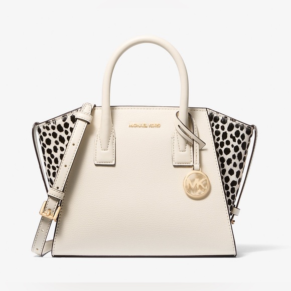 Michael Kors Handbags - NWT✨Michael Kors Small Avril Leather and Calf Hair
Satchel / Crossbody